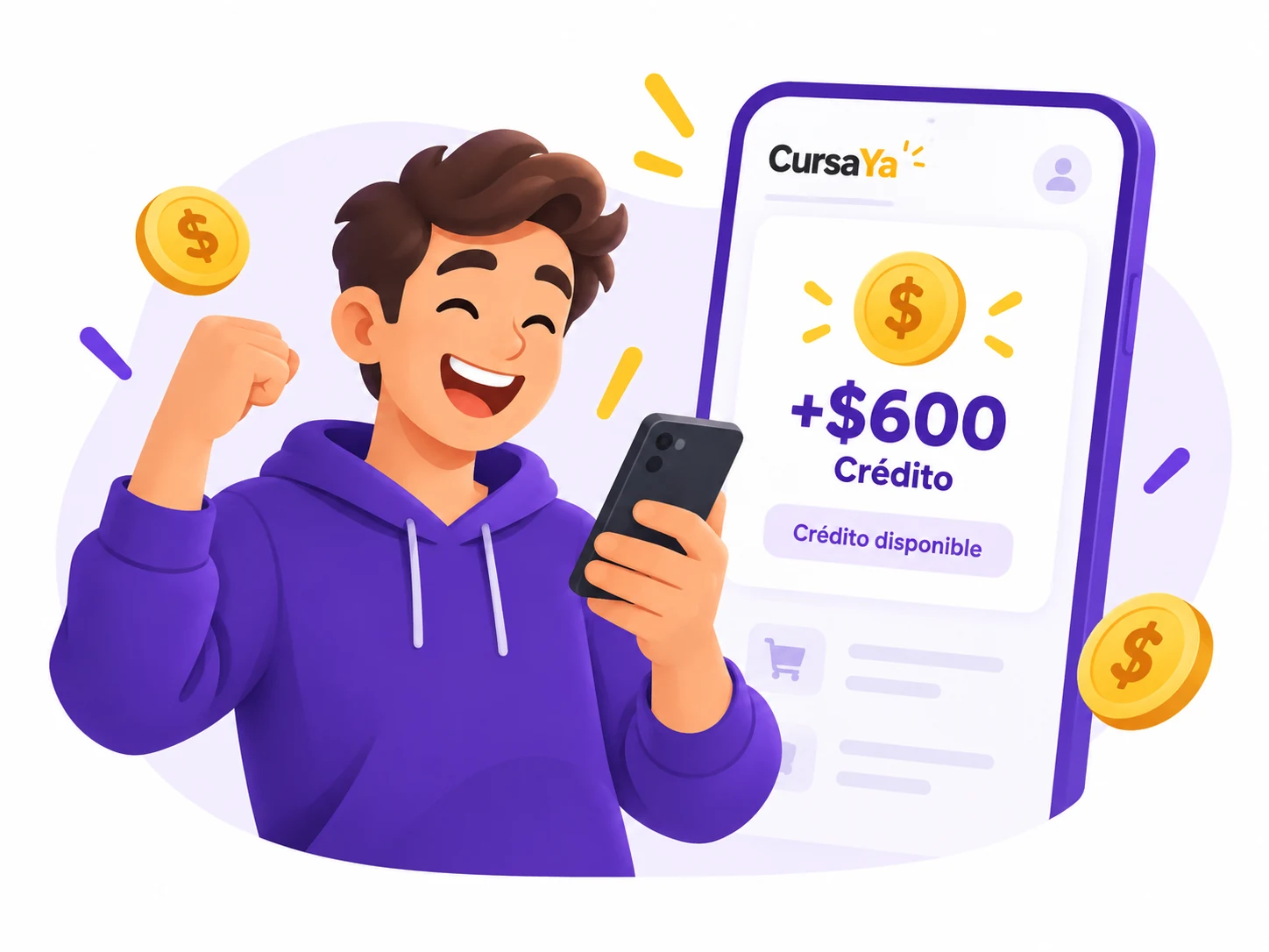 Compartir el código personal de CursaYa con un amigo.